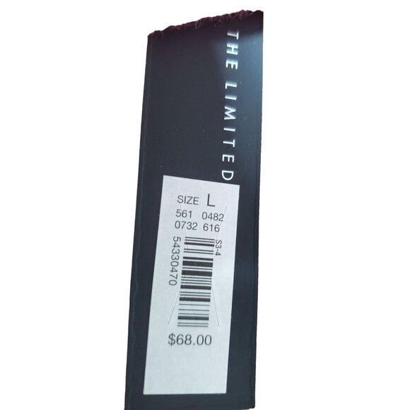 Womens Pink Off-Shoulder Sweater By The Limited Size L Cashmere - Picture 7 of 8